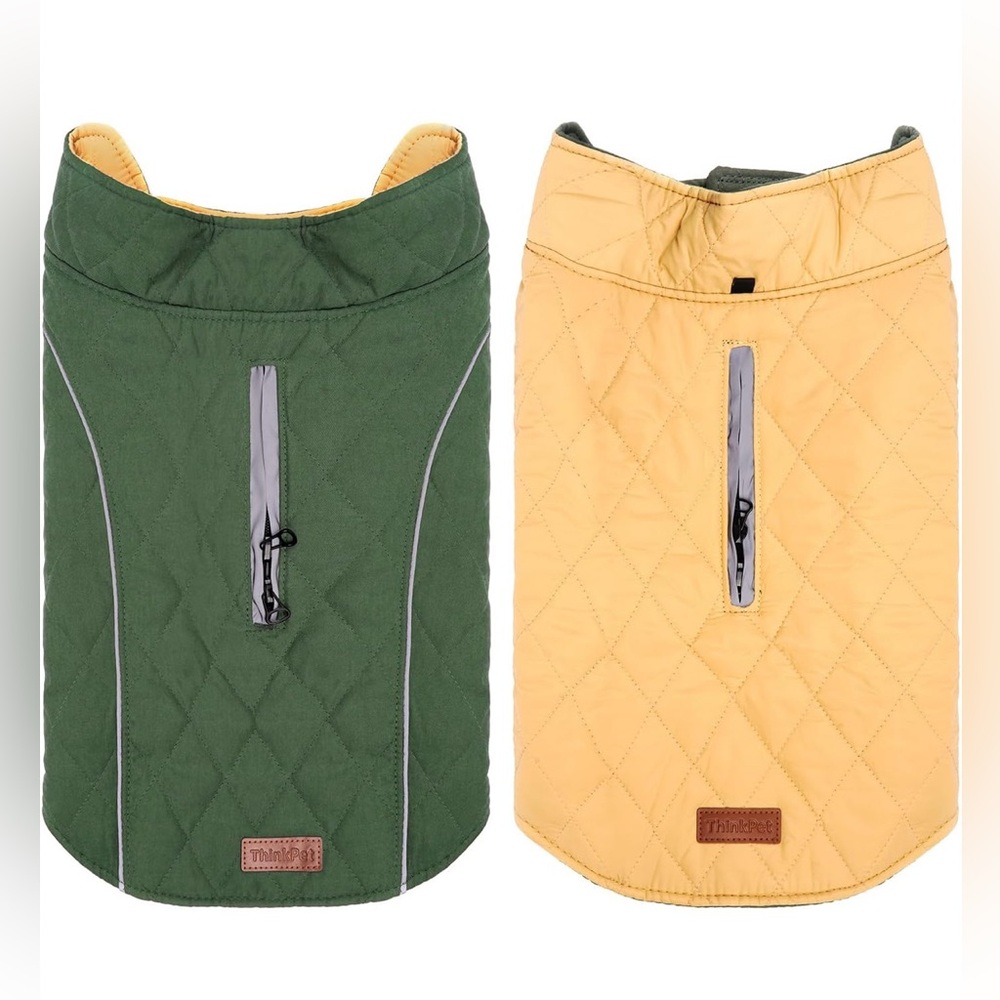 ThinkPet ComfortPro Reversible / Waterproof / Windproof Dog Jacket SZ L